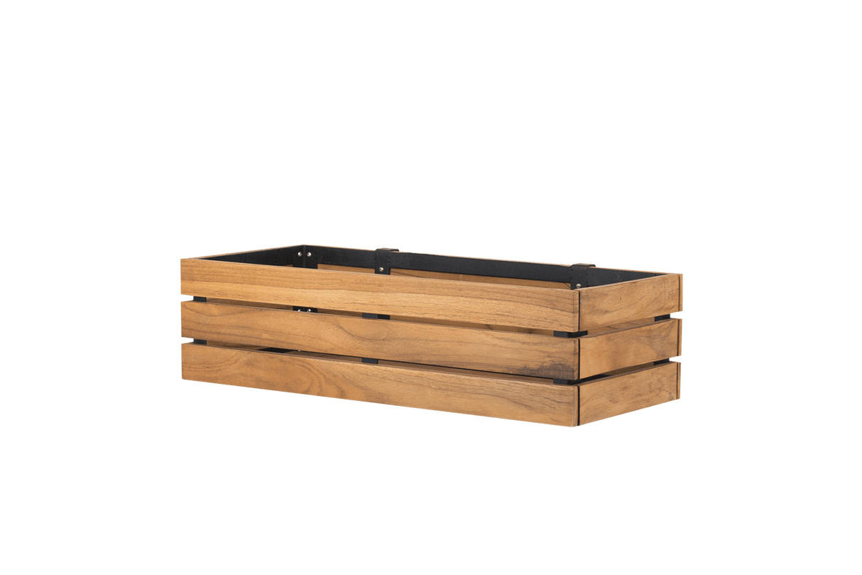Mille Teakholzkiste für Gitter 50 x 21 cm