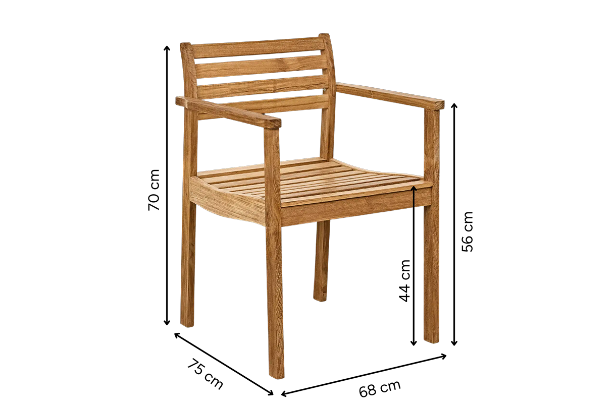 Rosenholm Teakstuhl
