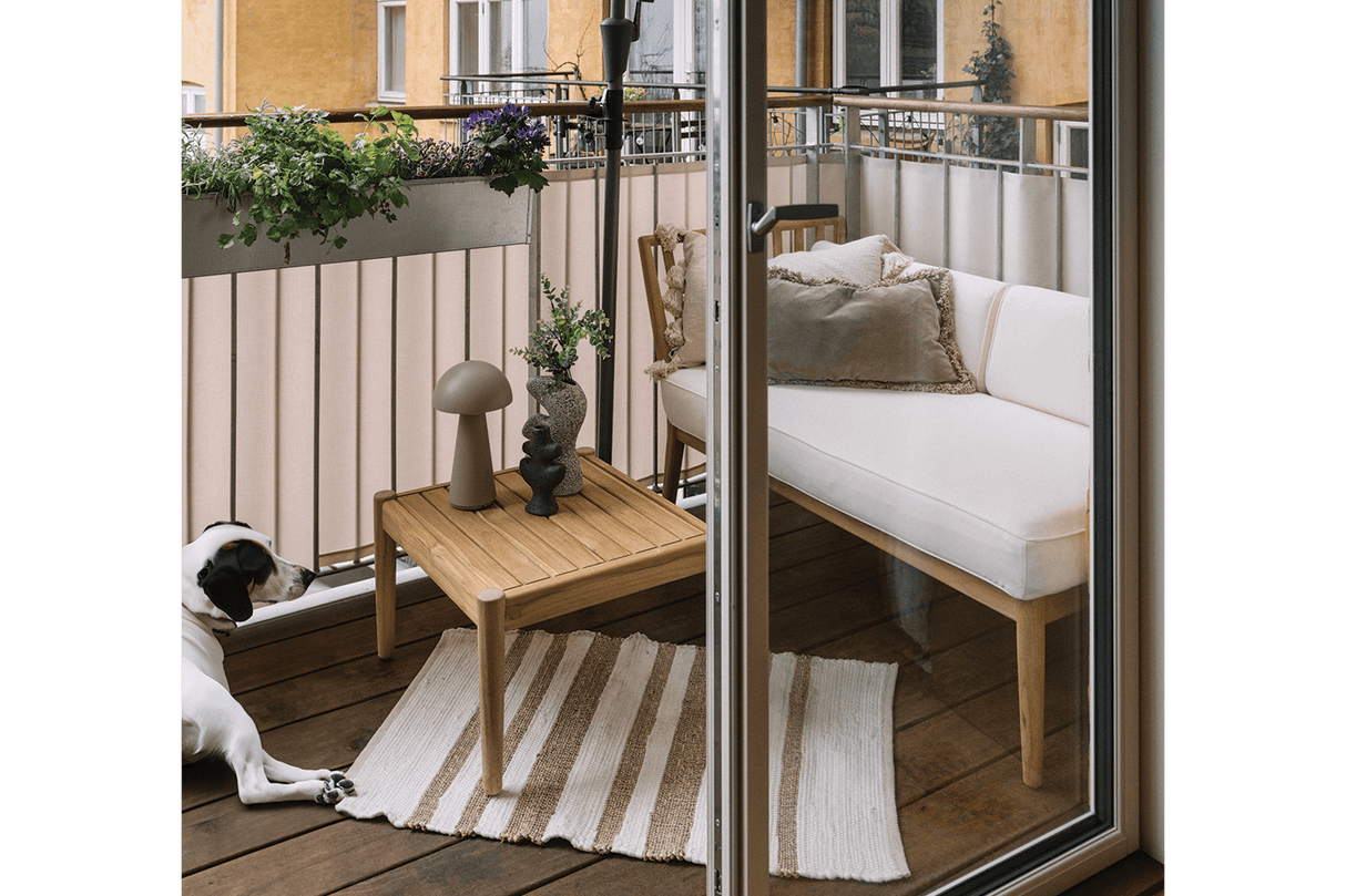Sienna Teak Hocker / Tisch