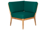 Sienna Teak High Back Lounge Sofa - Ecke