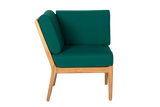 Sienna Teak High Back Lounge Sofa - Ecke