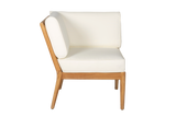 Sienna Teak High Back Lounge Sofa - Ecke