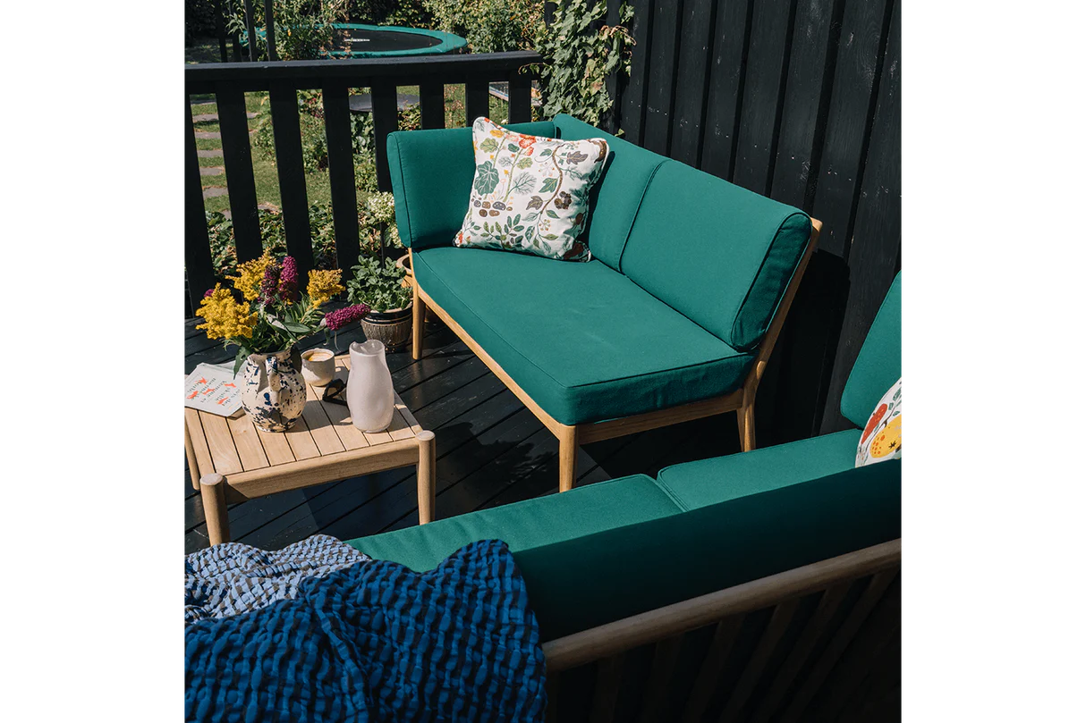 Sienna Teak High Back Lounge Sofa – linke Seite