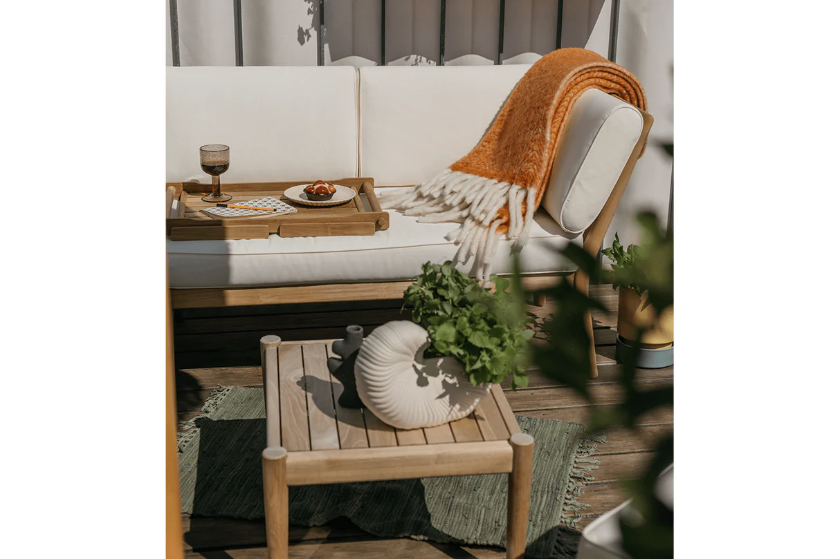 Sienna Teak Hocker / Tisch