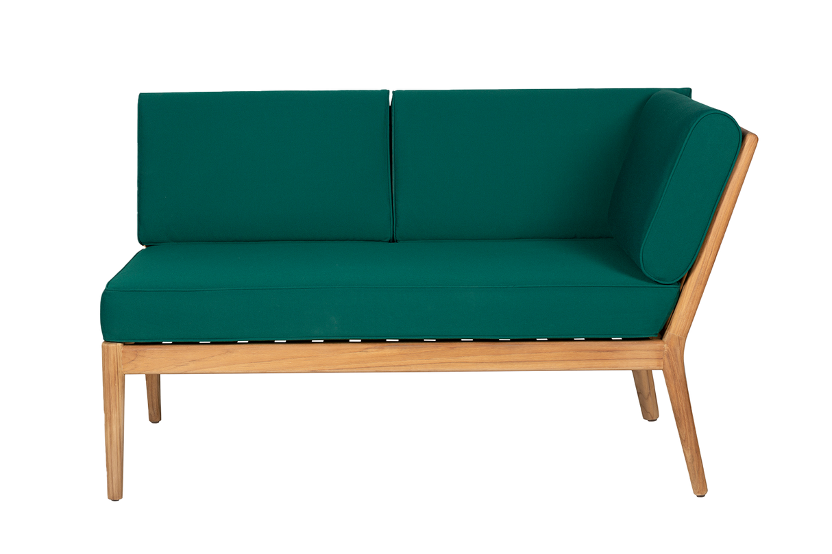 Sienna Teak High Back Lounge Sofa - rechte Seite