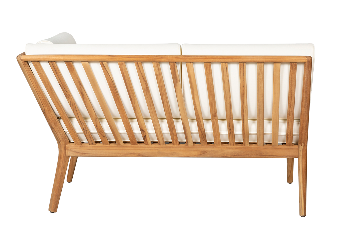 Sienna Teak High Back Lounge Sofa - rechte Seite