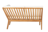 Sienna Teak High Back Lounge Sofa - rechte Seite