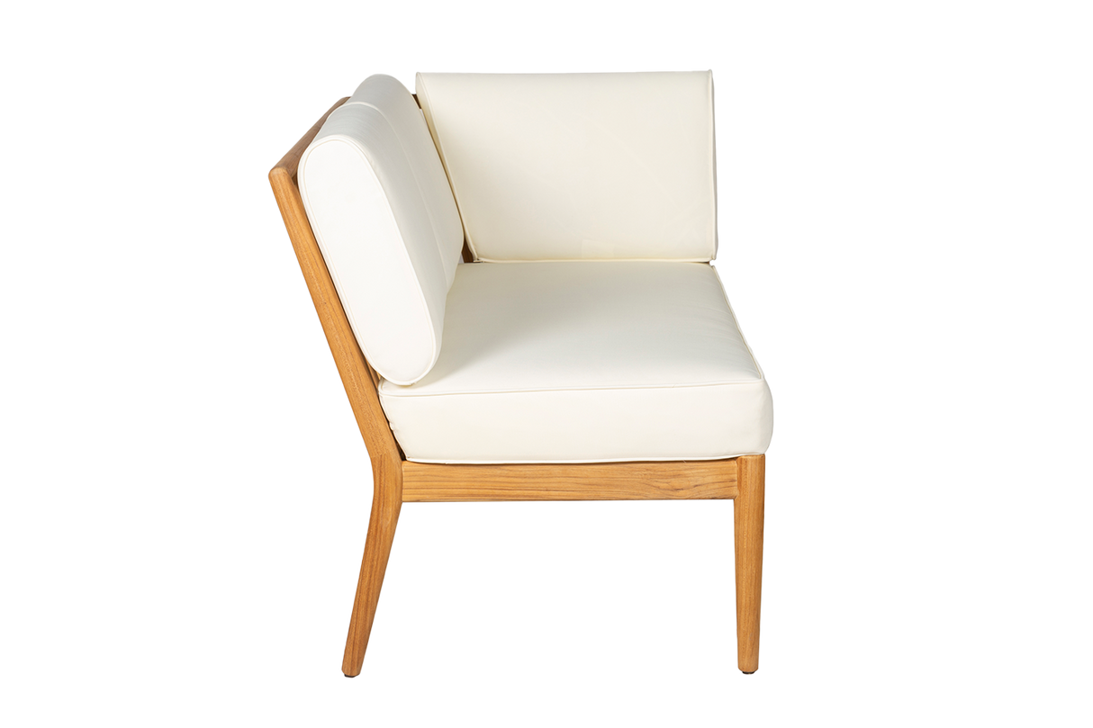 Sienna Teak High Back Lounge Sofa - rechte Seite