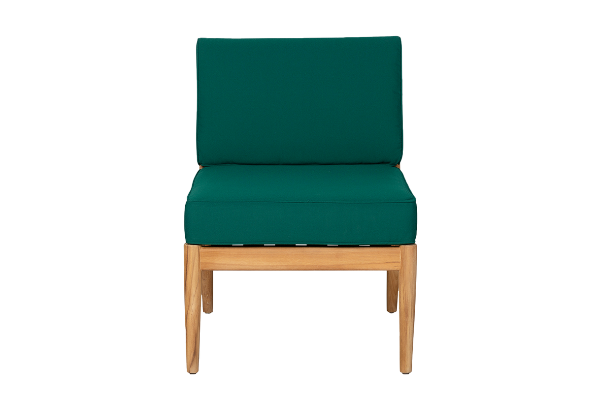 Sienna Teak High Back Lounge Sofa - Mittelmodul
