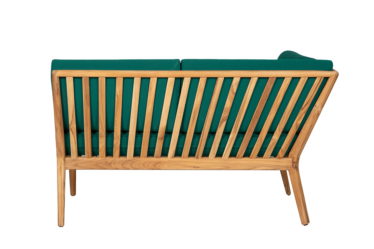 Sienna Teak High Back Lounge Sofa – linke Seite