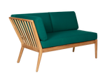 Sienna Teak High Back Lounge Sofa – linke Seite