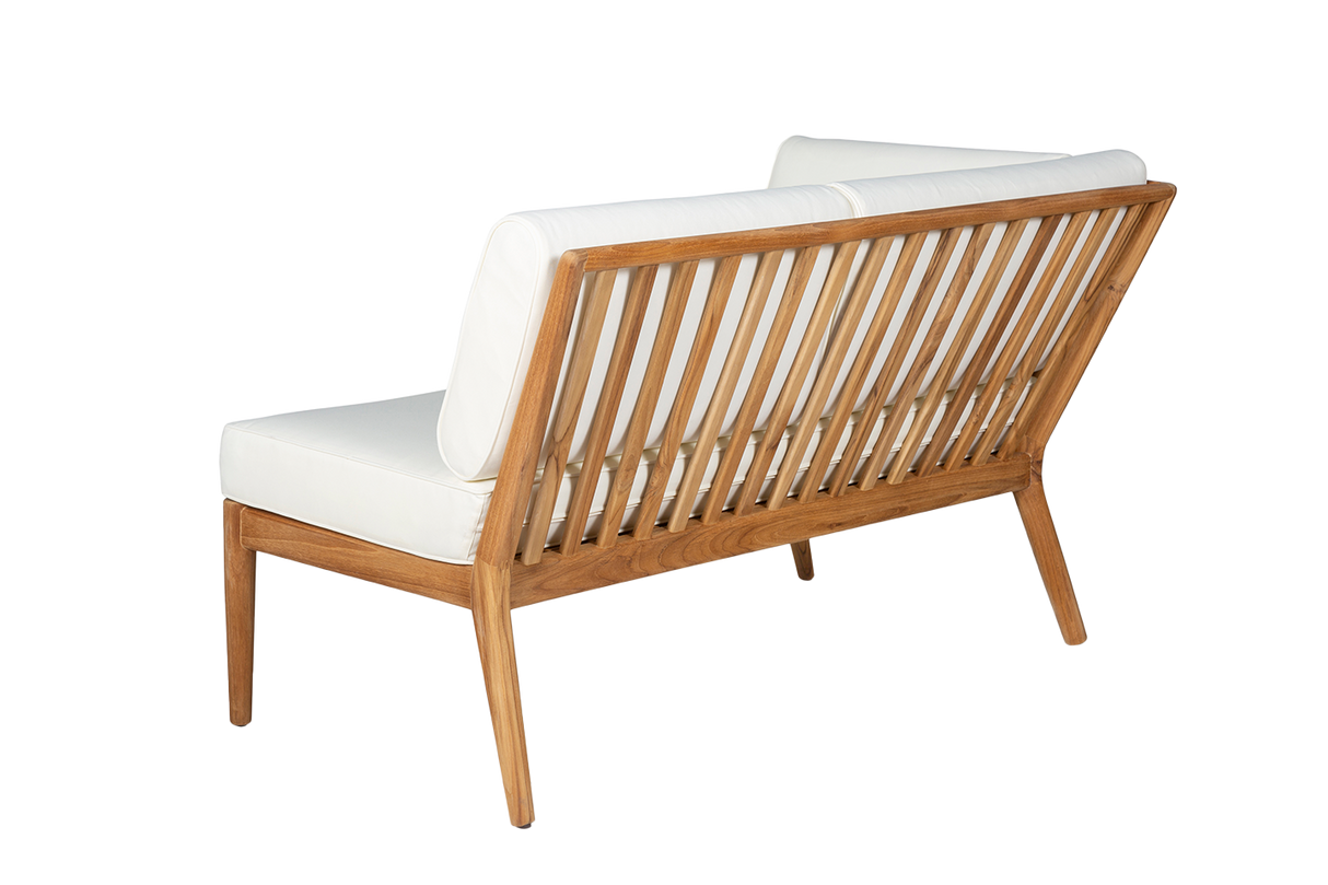 Sienna Teak High Back Lounge Sofa – linke Seite