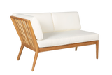 Sienna Teak High Back Lounge Sofa – linke Seite