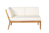 Sienna Teak High Back Lounge Sofa – linke Seite
