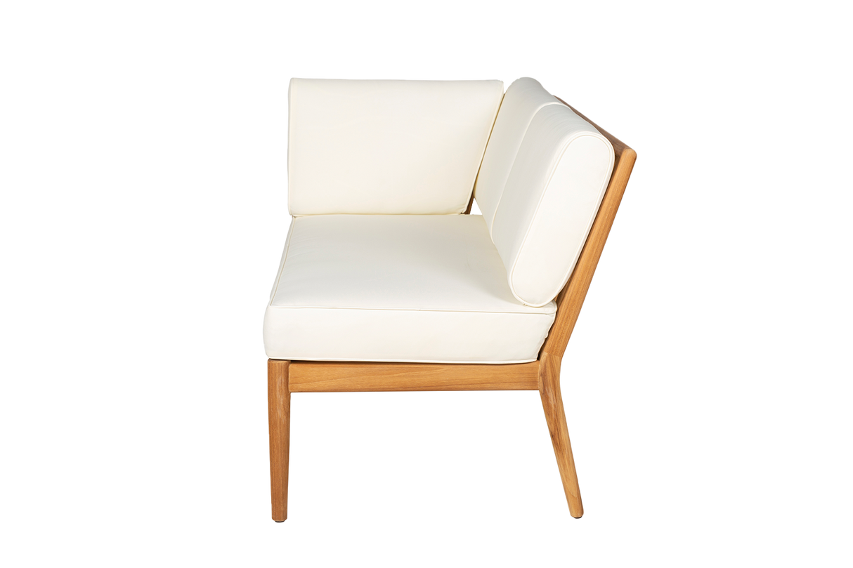 Sienna Teak High Back Lounge Sofa – linke Seite