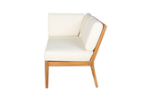 Sienna Teak High Back Lounge Sofa – linke Seite