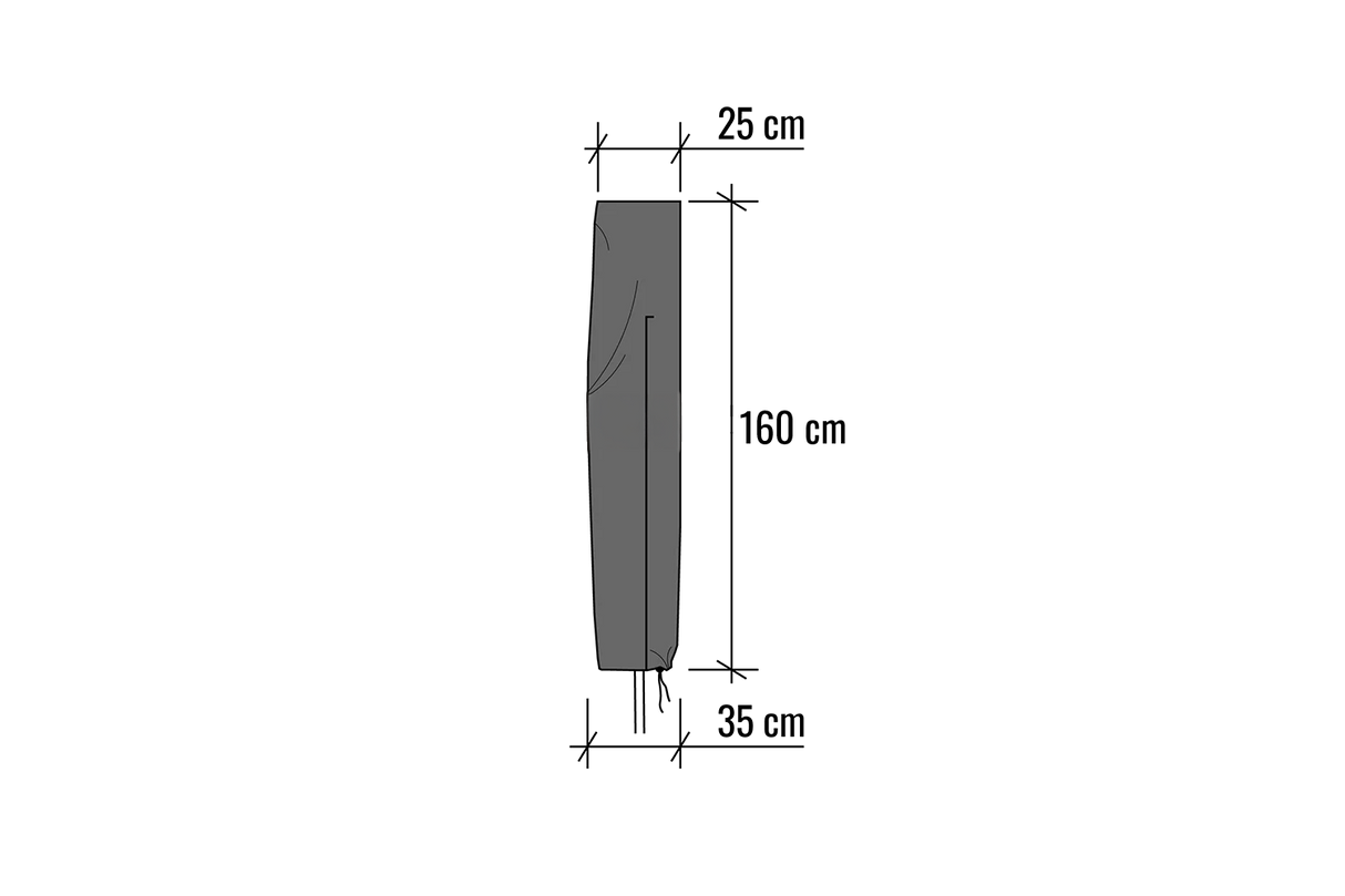 Solider Sonnenschirmbezug – Groß