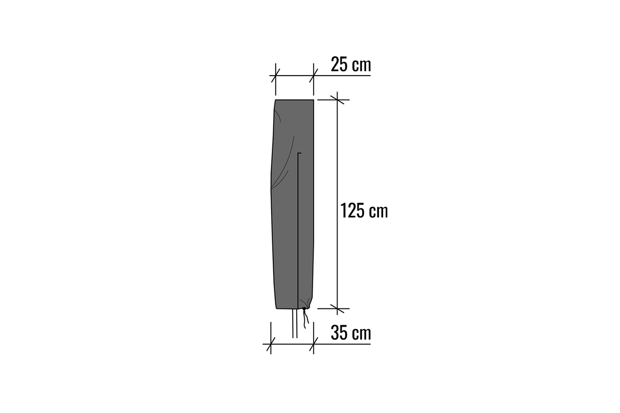 Solid Parasolcover