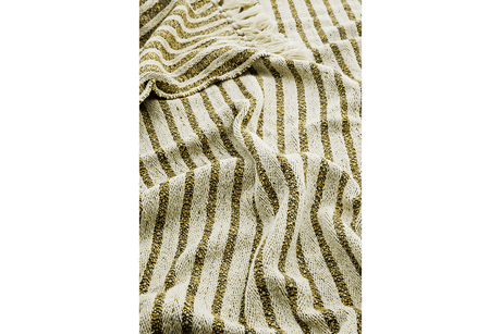 Plaid aus recycelter Baumwolle 125 x 175 cm