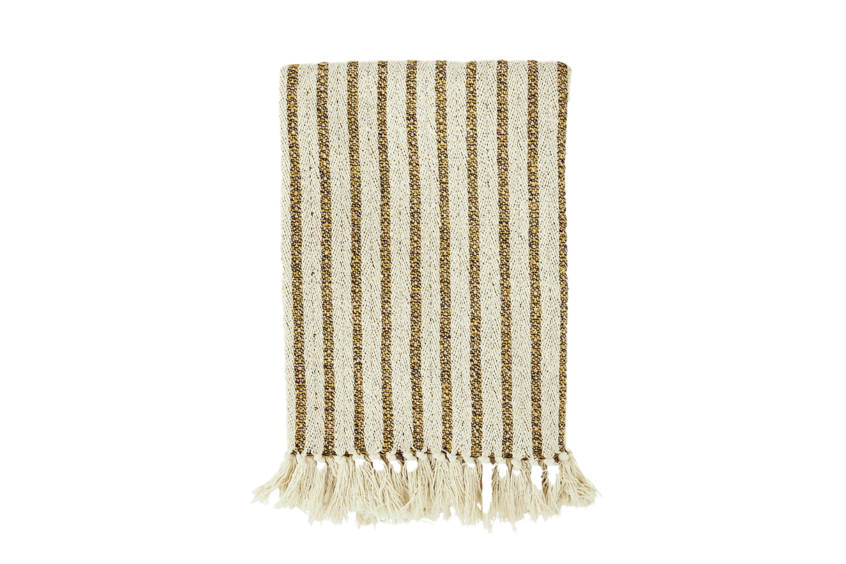 Plaid aus recycelter Baumwolle 125 x 175 cm