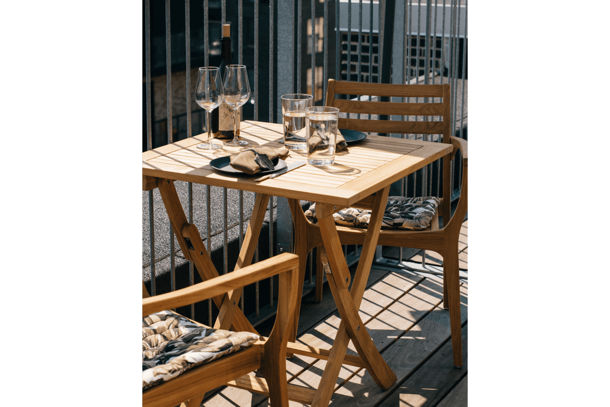 Anna teak Tisch 70 x 70 cm