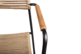 Freja Flechtstuhl mit Armlehne