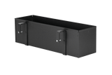 Liva schwarz Balkonblumenkasten 60 / 80 / 100 cm