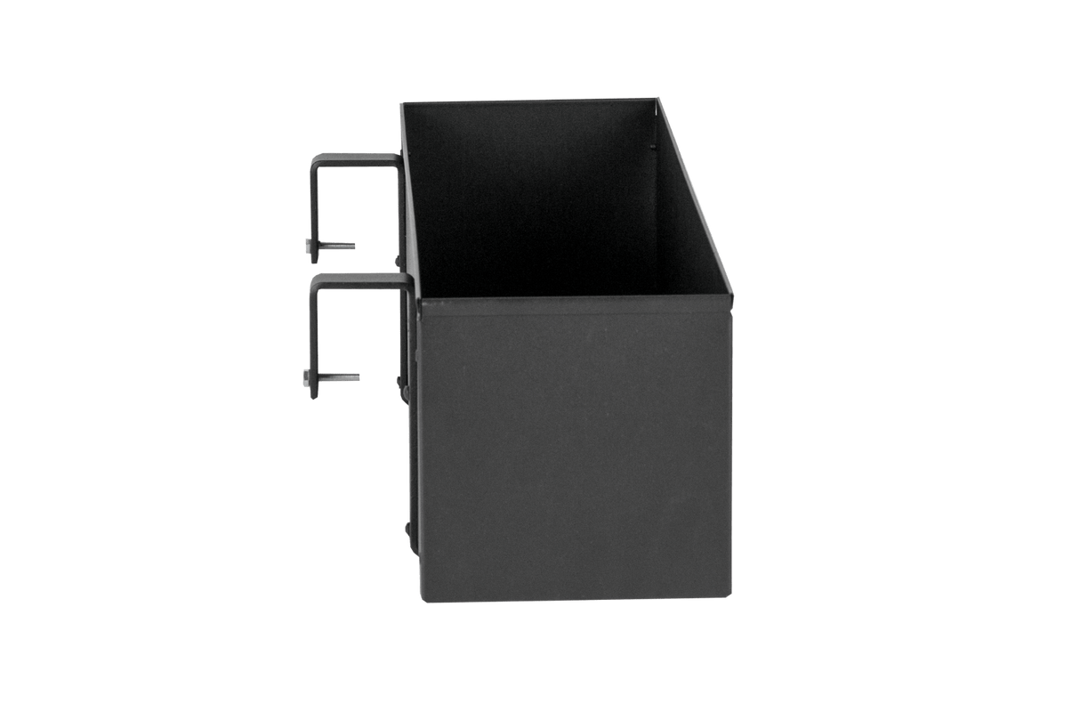 Liva schwarz Balkonblumenkasten 60 / 80 / 100 cm