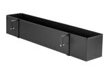 Liva schwarz Balkonblumenkasten 60 / 80 / 100 cm