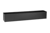 Liva schwarz Balkonblumenkasten 60 / 80 / 100 cm