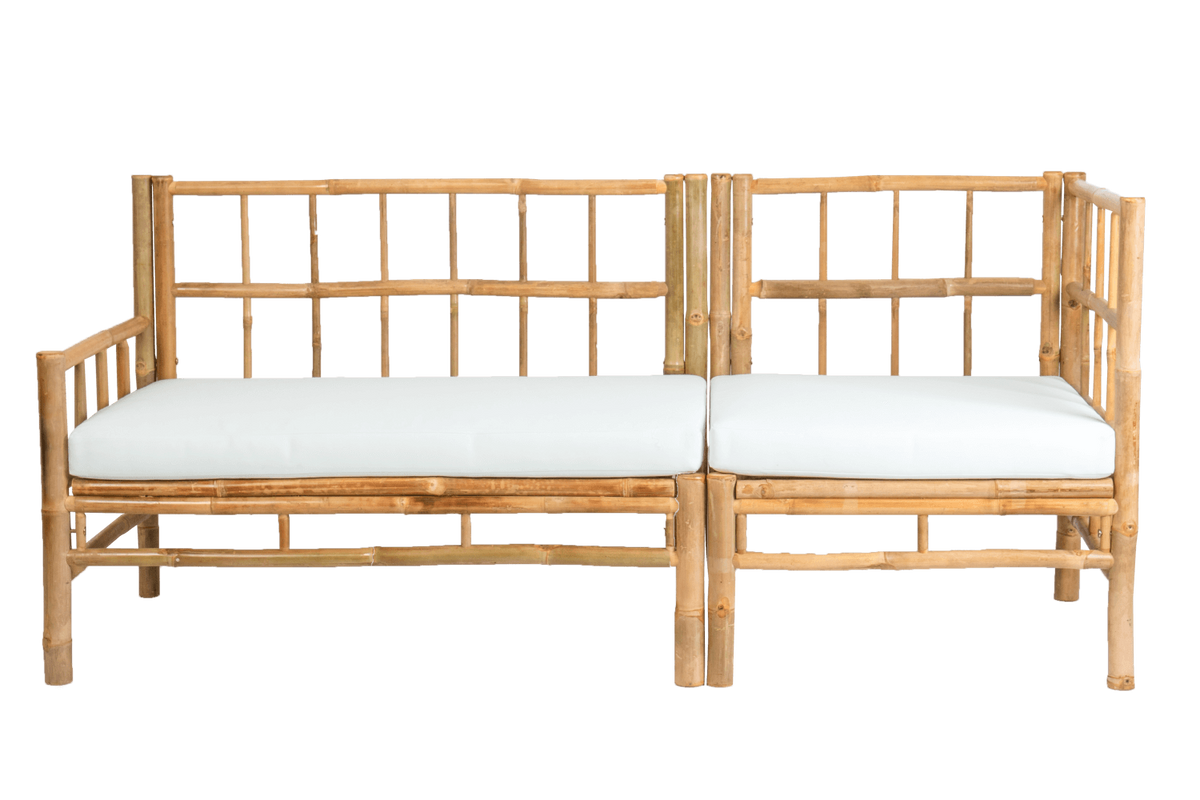 Beate Bambus Lounge Sofa - rechte Seite