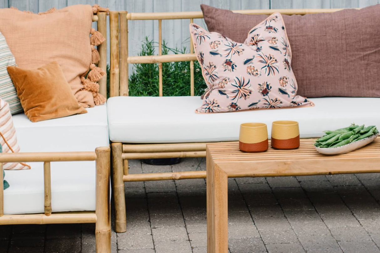 Beate Bambus Lounge Sofa - linke Seite