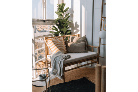 Beate Bambus Lounge Sofa - rechte Seite