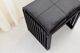 Leder Sitzkissen 104 x 35 cm