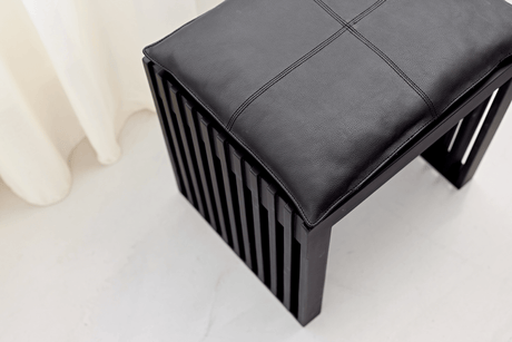 Leder Sitzkissen 45 x 35 cm