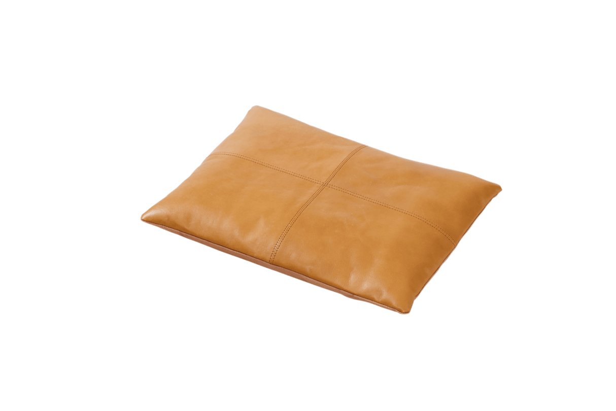Leder Sitzkissen 45 x 35 cm
