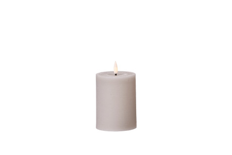 LED Rustic Blockkerze o7 cm