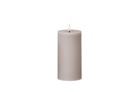 LED Rustic Blockkerze o7 cm