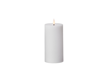 LED Rustic Blockkerze o7 cm