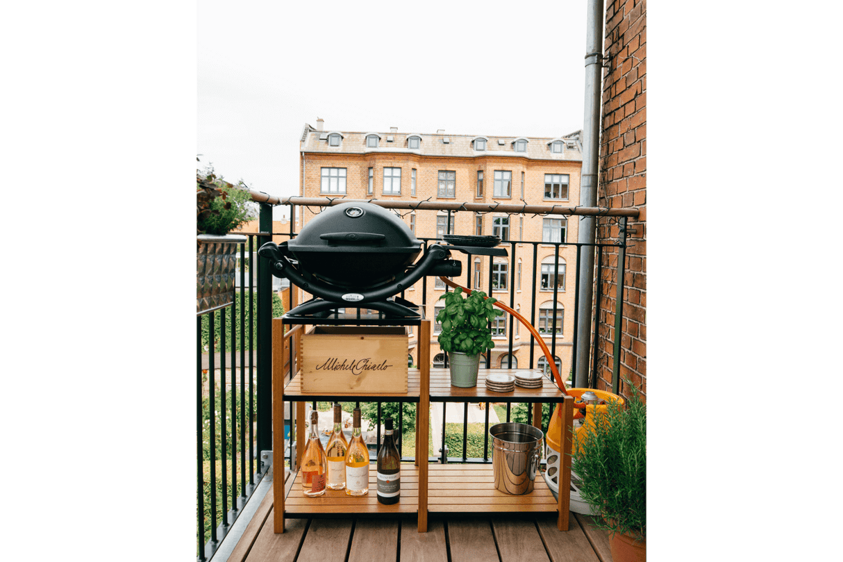 Dora niedriger Grilltisch 50 x 40 x 45 cm