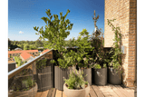 Klimablumentopf von Urbangaarden grau
