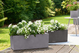 Stone Balkonblumenkasten mit Bewässerungssystem 50 cm