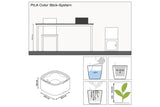 Pila color Pflanzgefäss für 4 Blumentopfe