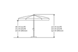 Locarno Sonnenschirm mit Kippfunktion Ø200 cm