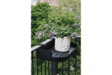 Mie metall Regal für Geländer 50 x 25 cm