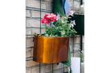 Ovalina Pflanzenbehalter für Gitter 30 x 17 cm kupfer