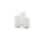 Sille Ø7,5 cm wiederaufladbare LED Kerze 3 stk