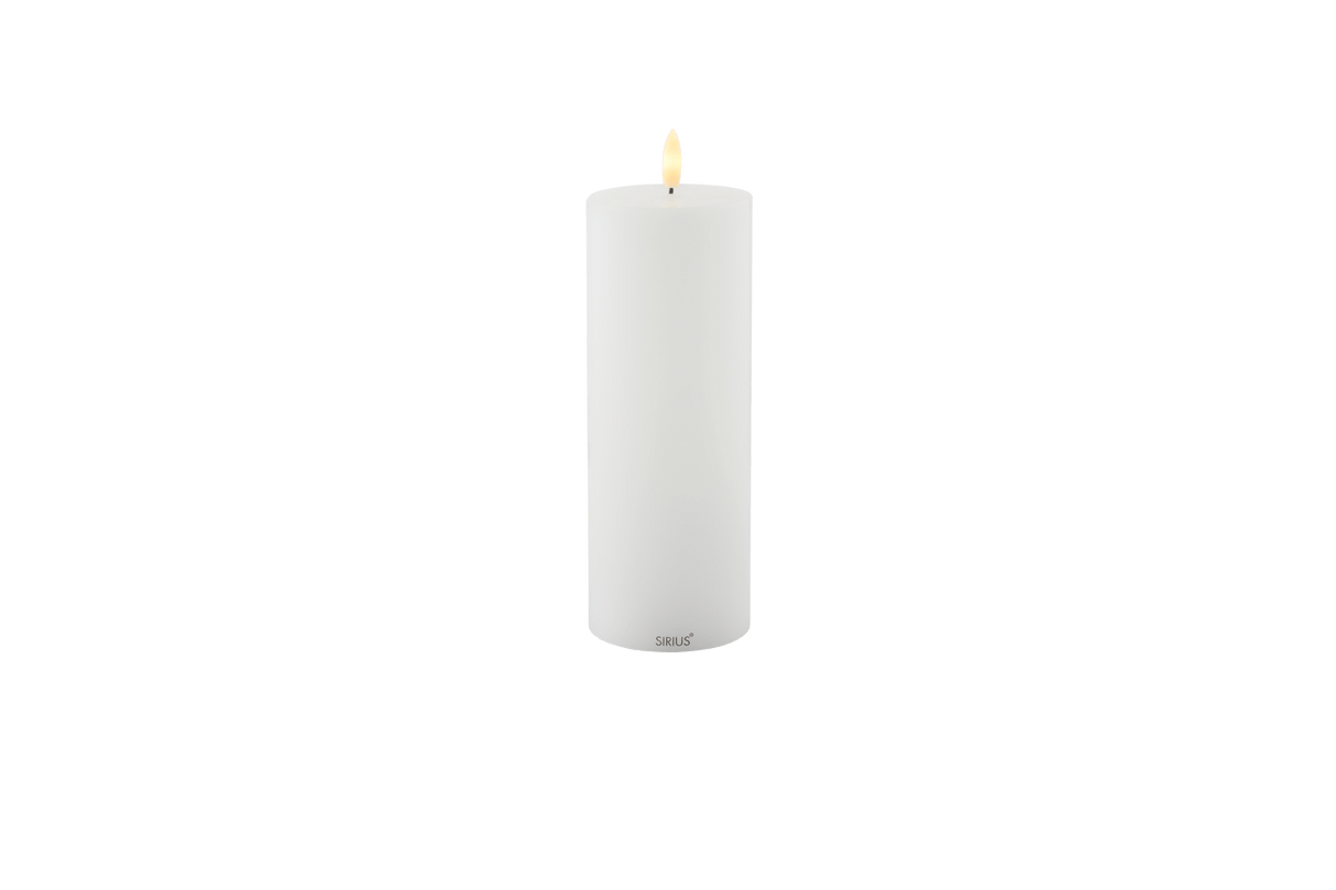 Sille Ø7 5 cm wiederaufladbare LED Kerze
