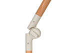 Stine Sonneschirm mit Streifen und Kippfunktion Ø155 / Ø180 cm
