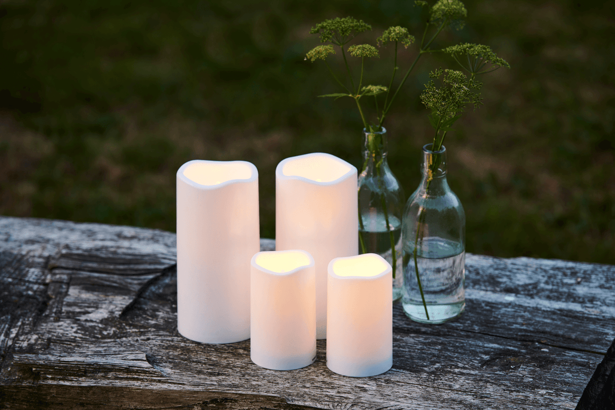 Storm Ø5 cm LED Kerzen set